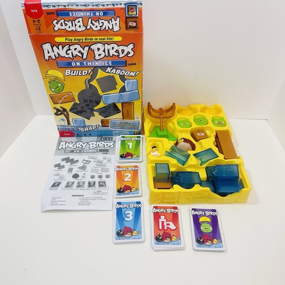 Mattel Other - Angry Birds On Thin Ice Game Mattel 2011 Complete